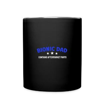Bionic Dad Athletic Hip Knee Replacement Surgery - Mug uni - noir - Devant