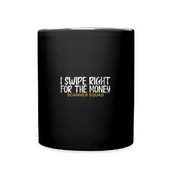 Cashier Register Counter Retail Worker - Tasse einfarbig - Schwarz - Vorne
