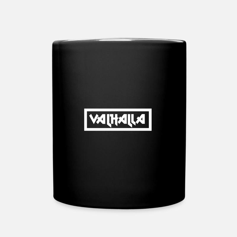 Valhalla Viking warrior - Mug uni - noir