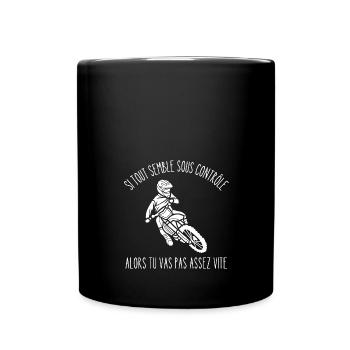 si tout semble sous contrôle - Mug uni - noir - Devant