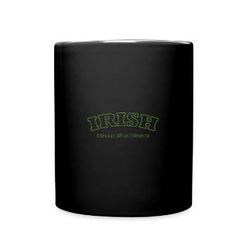 St Patrick's Day Funny Irish Drinking Team - Mug uni - noir - Devant