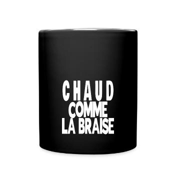 chaud comme la braise - Mug uni - noir - Devant