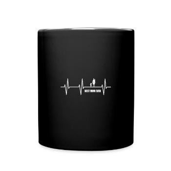 mama - Tasse einfarbig - Schwarz - Vorne