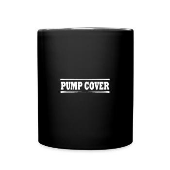 Pump Cover Bodybuilding Weightlifter Gym - Tasse einfarbig - Schwarz - Vorne