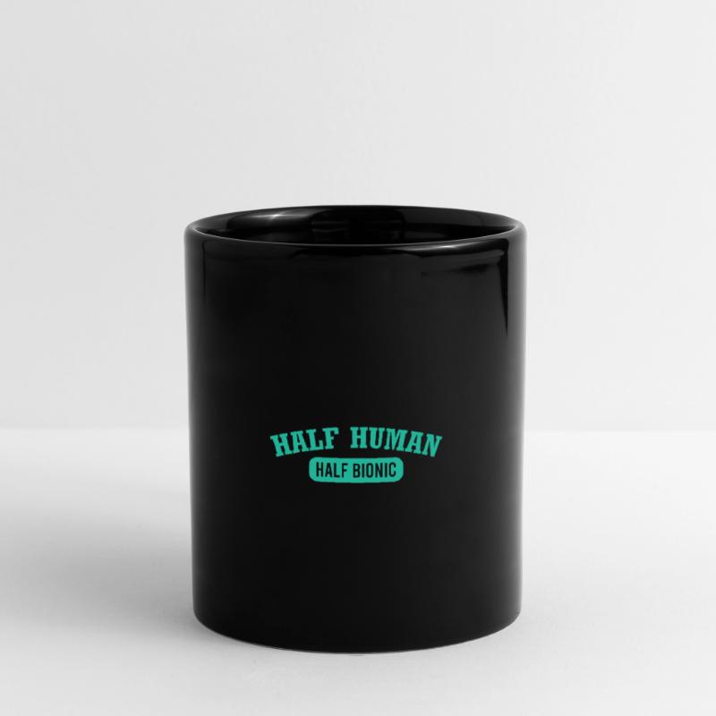 Hip Replacement Prosthetic Half Human Half Bionic Full Colour Mug