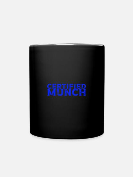 Munch certifié - Mug uni - noir