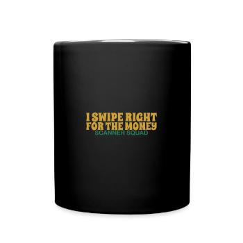 Cashier Register Counter Retail Worker - Tasse einfarbig - Schwarz - Vorne