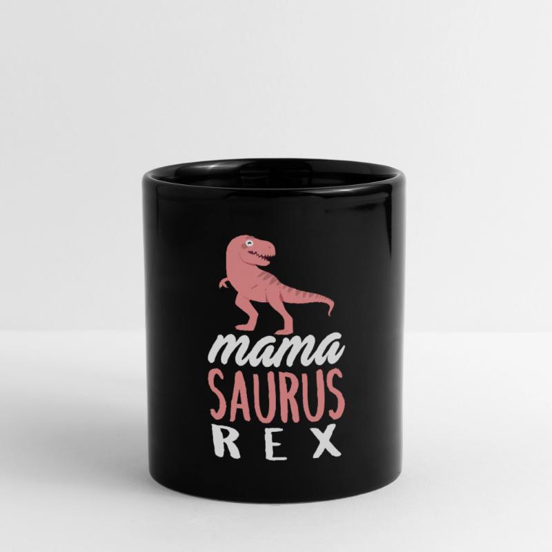 Mamasaurus Muttertag Mama Dino Mutter Tasse einfarbig