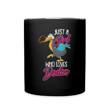 Lustiger Dodo Spruch Mauritius Vogel - Tasse einfarbig - Schwarz - Vorne