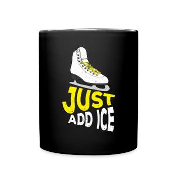 Ice Skating Figure Skating Skating Skating - Full Colour Mug - black - Front