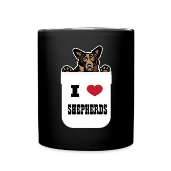 Chiens Chiens Amateurs de chiens Propriétaires de chiens - Mug uni - noir - Devant