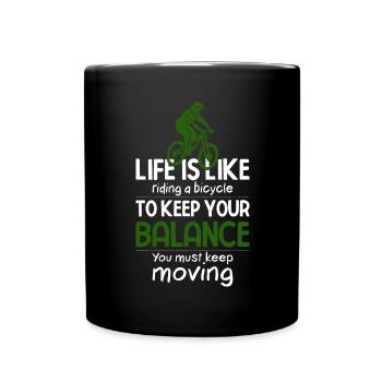 Vélo de montagne Cyclisme Cyclisme Cyclisme - Mug uni - noir - Devant