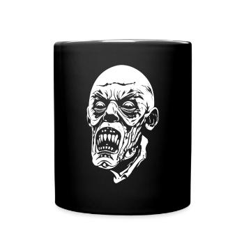 Design zombie cool - Mug uni - noir - Devant