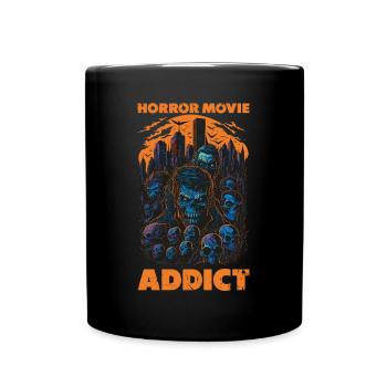 Zombie Illustration Film d’horreur Fan Design - Mug uni - noir - Devant