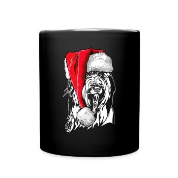 Père Noël Wäller Chiens de Noël Wilsigns - Mug uni - noir - Devant