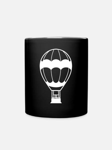Luftballon - Tasse einfarbig - Schwarz