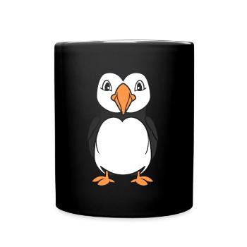 puffin - Full Colour Mug - black - Front