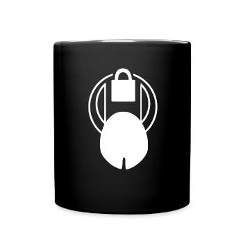 KG kontrast Darkedition - Tasse einfarbig - Schwarz - Vorne
