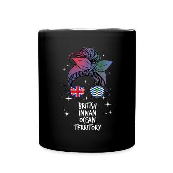 British Indian Ocean Territory - Full Colour Mug - black - Front