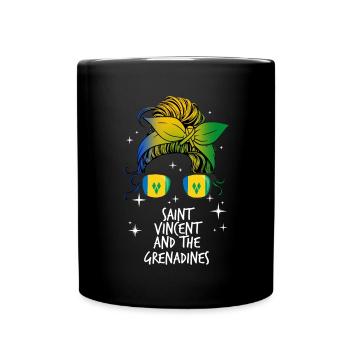 Saint Vincent et les Grenadines - Mug uni - noir - Devant