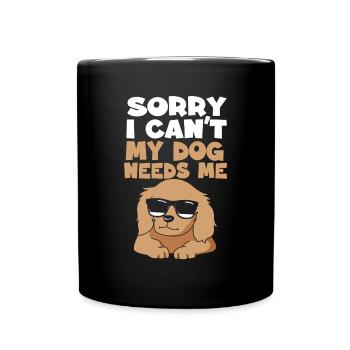 Cocker Spaniel Maman Chien Maman - Mug uni - noir - Devant