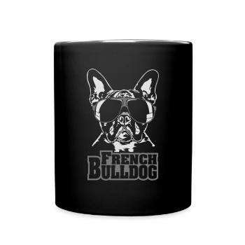 FRENCH BULLDOG cool Wilsigns - Mug uni - noir - Devant