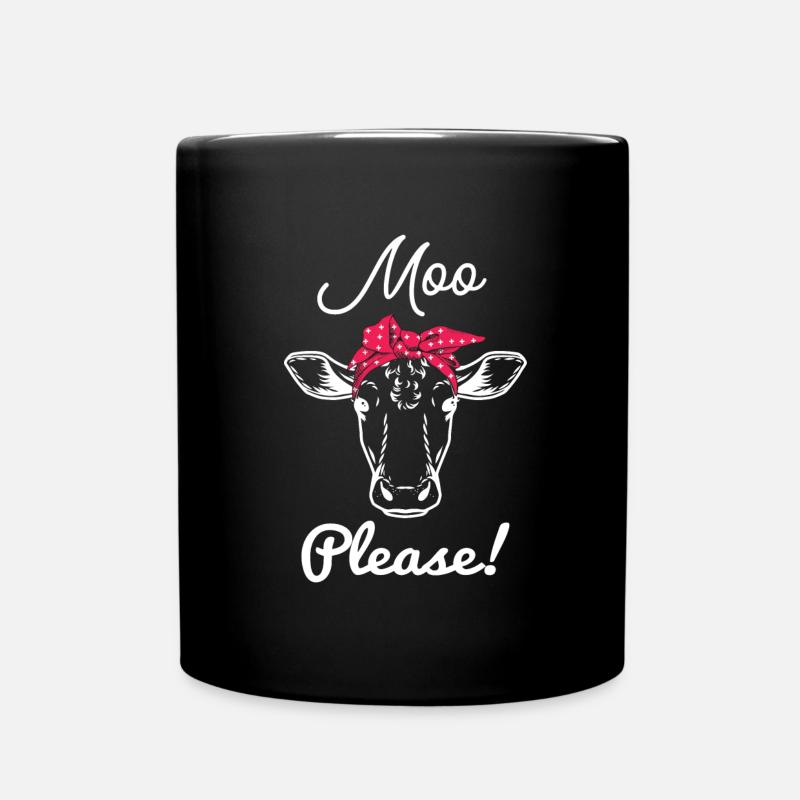 Bauern Landwirt Landwirtschaft Bäuerin Geschenk - Tasse einfarbig - Schwarz