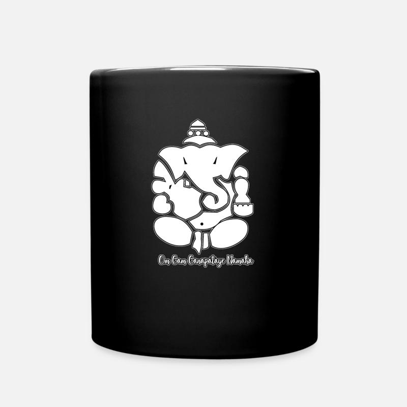 Ganesha avec mantra - Mug uni - noir