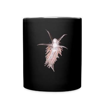 Sea snail Flabellina trophina - Full Colour Mug - black - Front