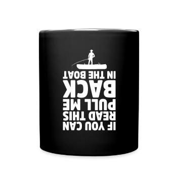 Pêcheur Drôle pêche Pêche à la mouche Poisson - Mug uni - noir - Devant