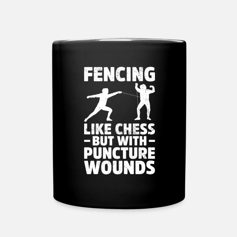 Fechten Geschenkidee für Fechter - Tasse einfarbig - Schwarz