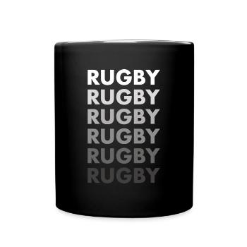 Sport Rugby - Tasse einfarbig - Schwarz - Vorne