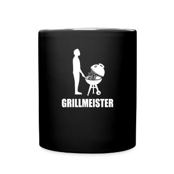 BBQ - Tasse einfarbig - Schwarz - Vorne