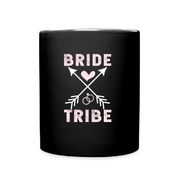 Wedding marriage wedding ceremony love loyalty gift idea - Full Colour Mug - black - Front