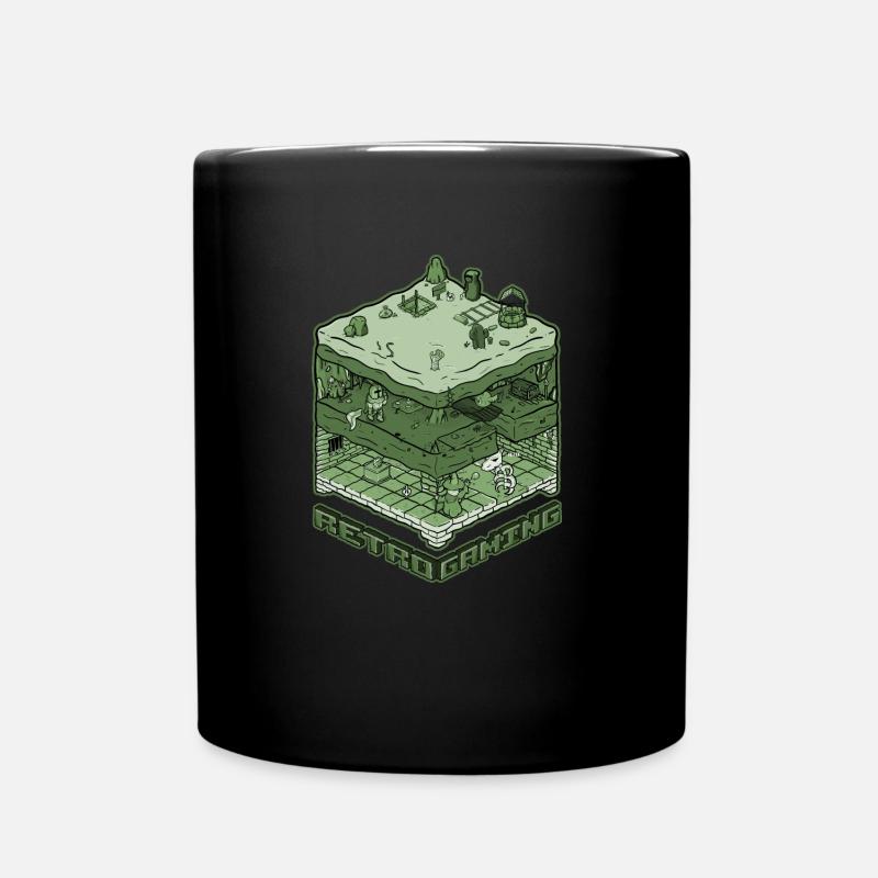 Retro Gaming - Tasse einfarbig - Schwarz