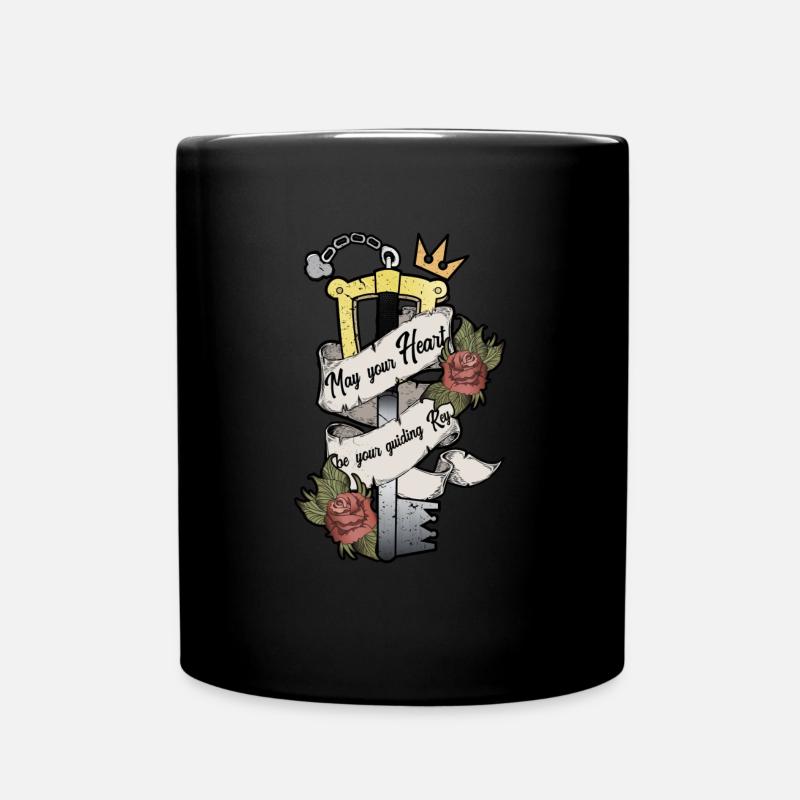 May Your Heart Be Your Guiding Key - Tasse einfarbig - Schwarz