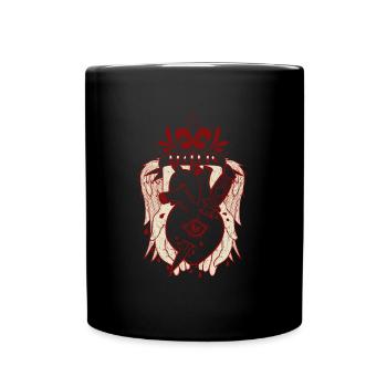 Regrets heart idée de cadeau de fleur de lis coeur - Mug uni - noir - Devant