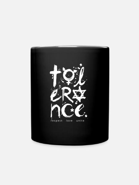 tolerance Artwork - Tasse einfarbig - Schwarz