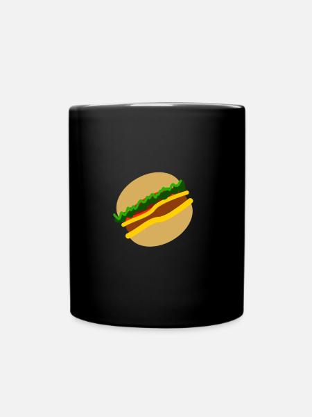 Symbole Burger - Mug uni - noir