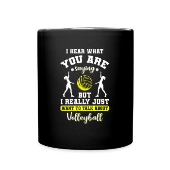 Sports Player Heartbeat - Full Colour Mug - black - Front