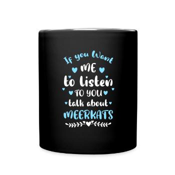 Zoo Nature Predator Surikate - Mug uni - noir - Devant