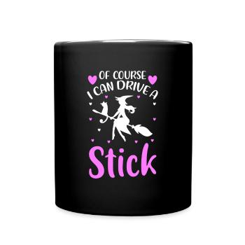 Witches' broom Magical saying Walpurgis Night - Full Colour Mug - black - Front