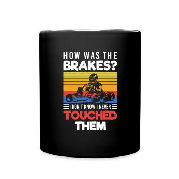 Pilote de karting de course de karting - Mug uni - noir - Devant