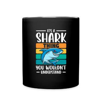 Requins Plongée Sailing Predator - Mug uni - noir - Devant