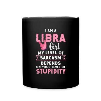 Zodiac sign Zodiac sign Date of birth Birth - Full Colour Mug - black - Front