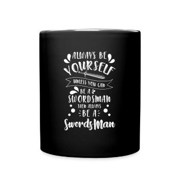 Warrior Saber Duel - Full Colour Mug - black - Front