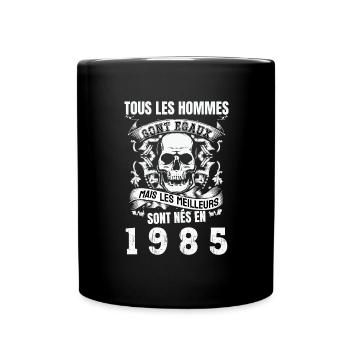 les meilleurs sont nés en 1985 - Mug uni - noir - Devant