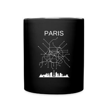 Paris city - Mug uni - noir - Devant