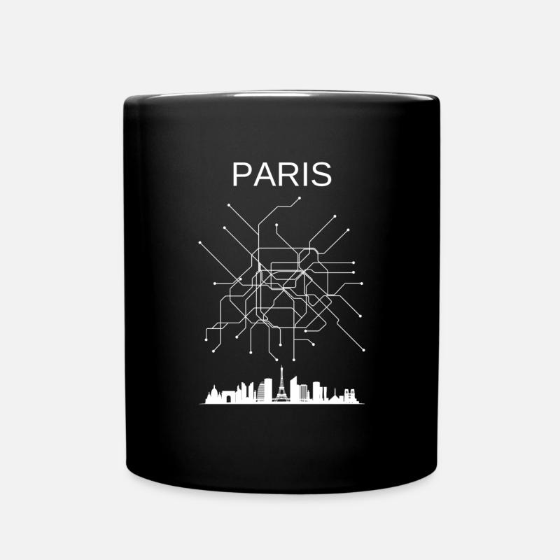 Paris city - Mug uni - noir