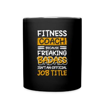 Fitness Gym Job - Full Colour Mug - black - Front